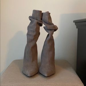 Aldo Grey Slouchy boots